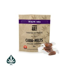INDICA CARA-MELTS 80MG THC BY TWISTED EXTRACTS