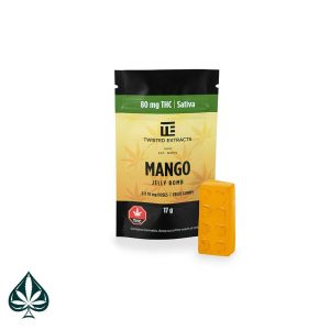 MANGO JELLY BOMB 80MG THC BY TWISTED EXTRACTS