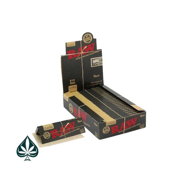 Buy Raw Black Edition Single Wide Rolling Papers