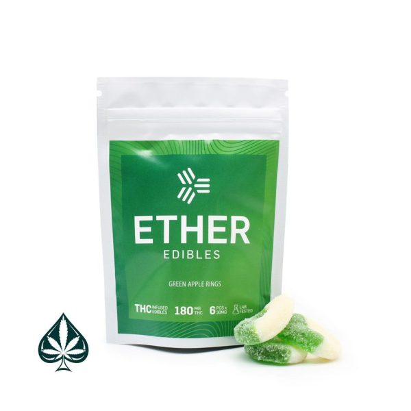 Shop Ether Edibles Green Apple Rings