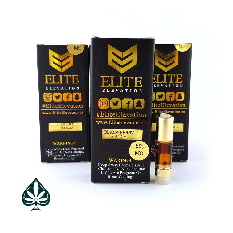 Blackberry Berry Punch 600MG Cartridge By Elite Elevation