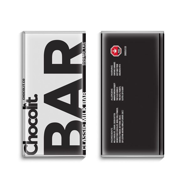 CLASSIC MILK 500MG THC BAR By Chocolit