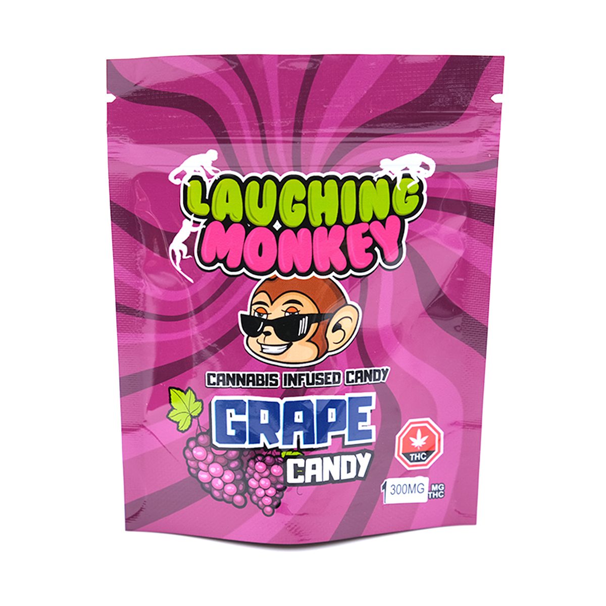 Grape-300MG-Gummy-By-Laughing-Monkey