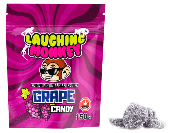 BUy Grape 150MG Gummy By Laughing Monkey