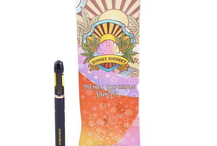Sunset Sherbet 1ML Hybrid Disposable Pen By So High Extracts
