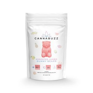 Assorted Jumbo Gummy Bears 1000MG By CannaBuzz