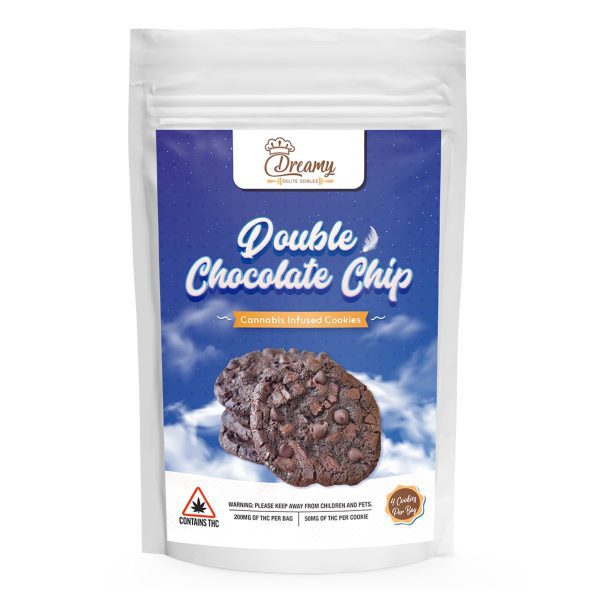 Dreamy Delite Double Chocolate Chip Canna Cookies