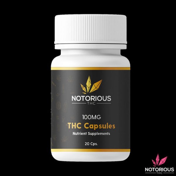 Notorious Capsules - THC 100MG