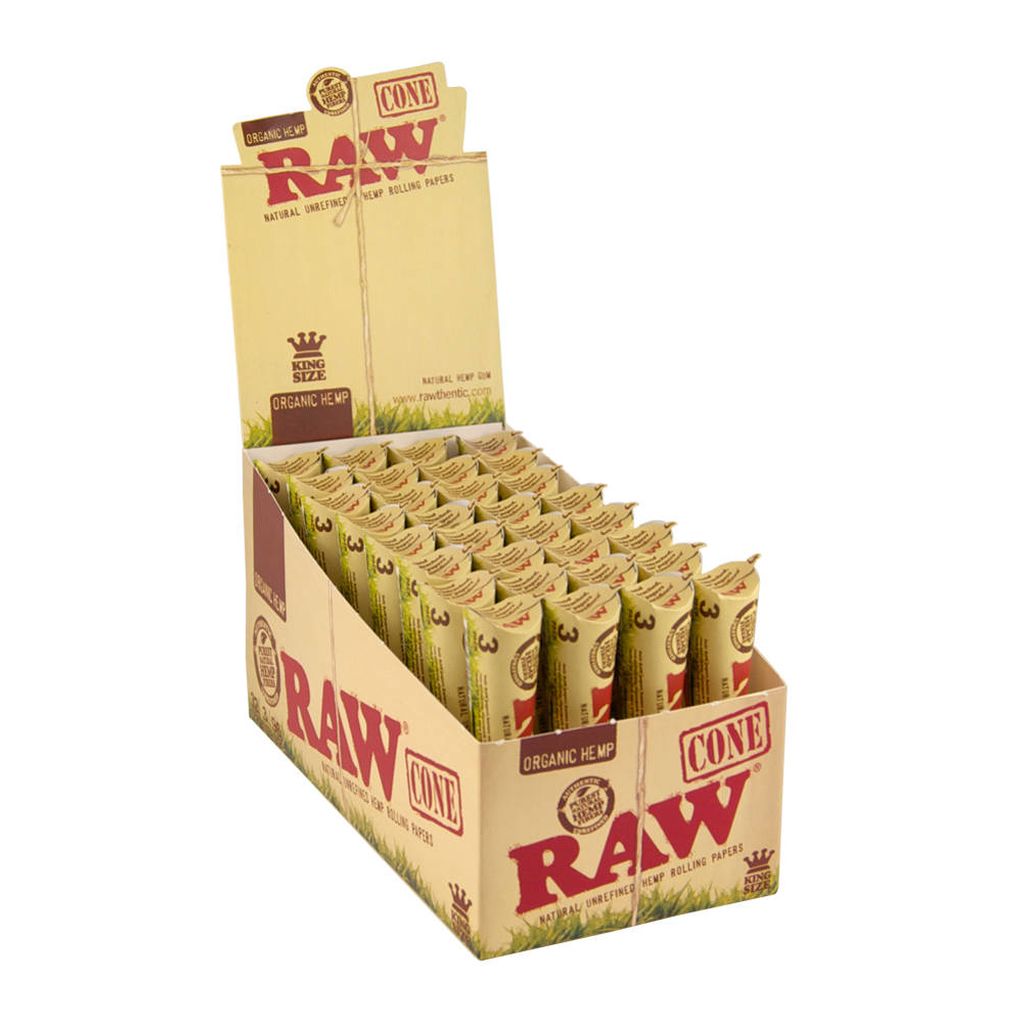 Raw Pre-Roll Paper Cones King Size - 3/Pack