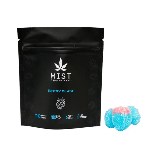 Buy Berry Blast 180MG THC Gummy By Mist Cannabis Co