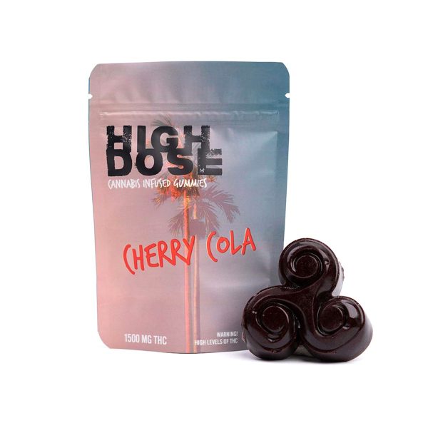 Cherry Cola 1500mg THC Gummy By High Dose