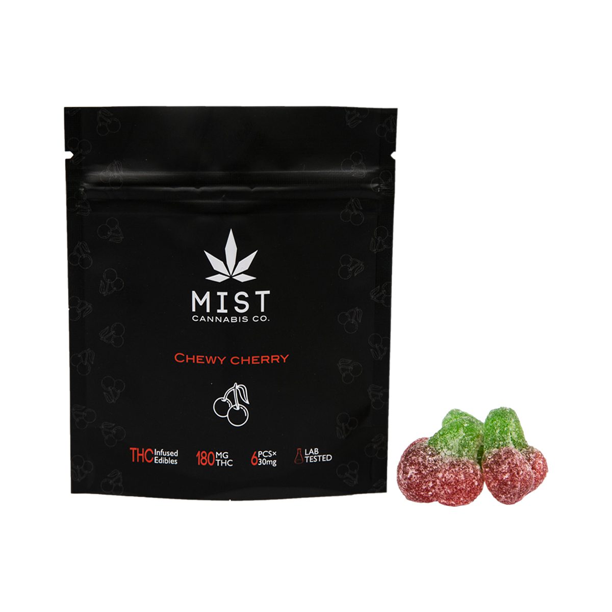 Buy Chewy Cherry 180MG THC Gummy By Mist Cannabis Co