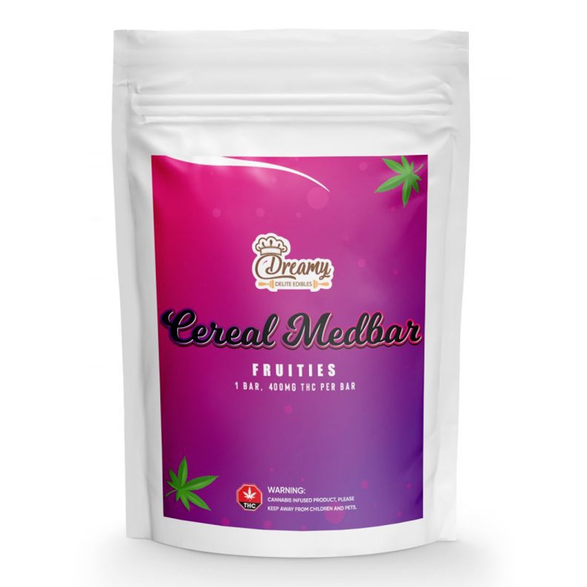 Buy Fruities Cereal Medbars 400mg THC By Dreamy Delite
