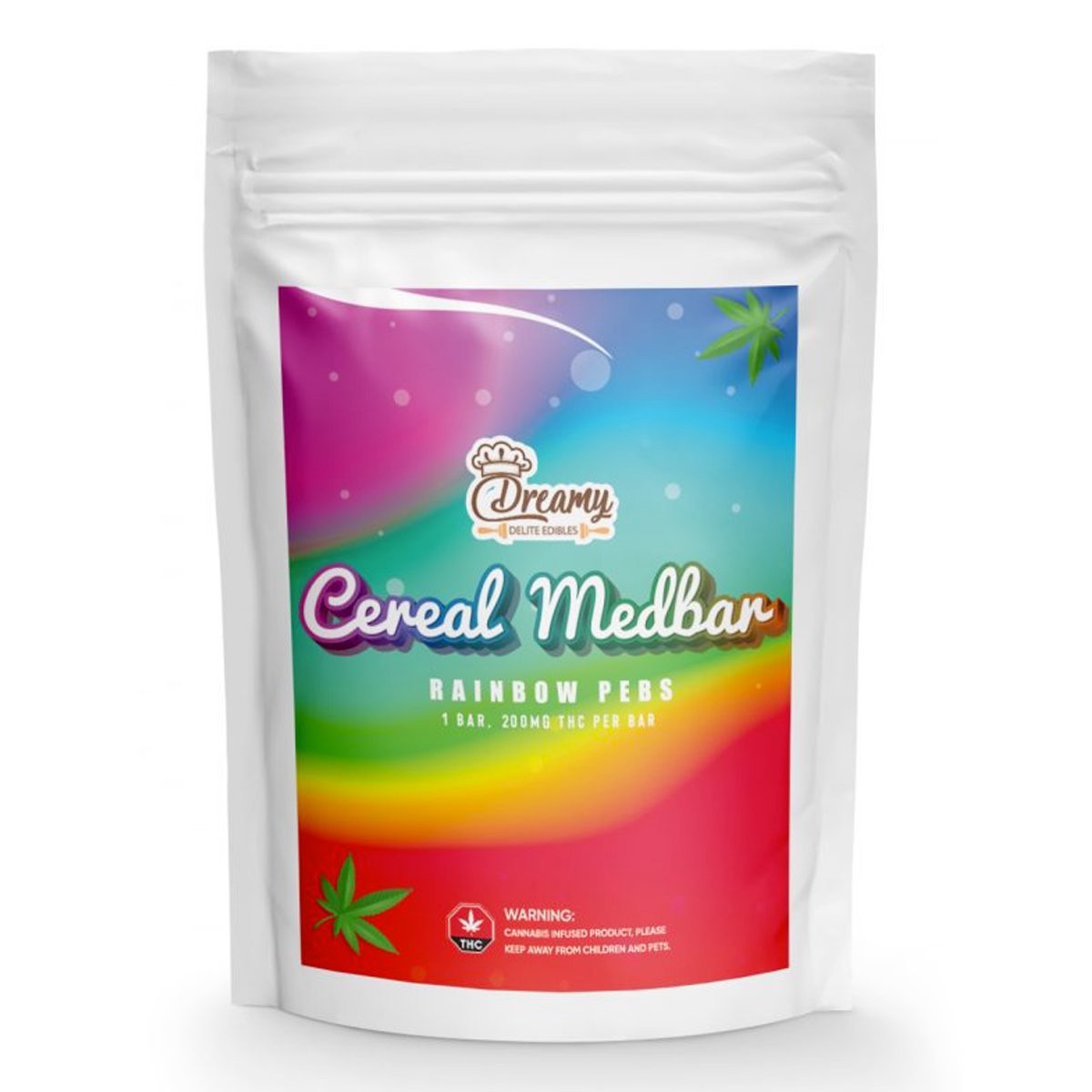 Buy Rainbow Pebs Cereal Medbar 200mg