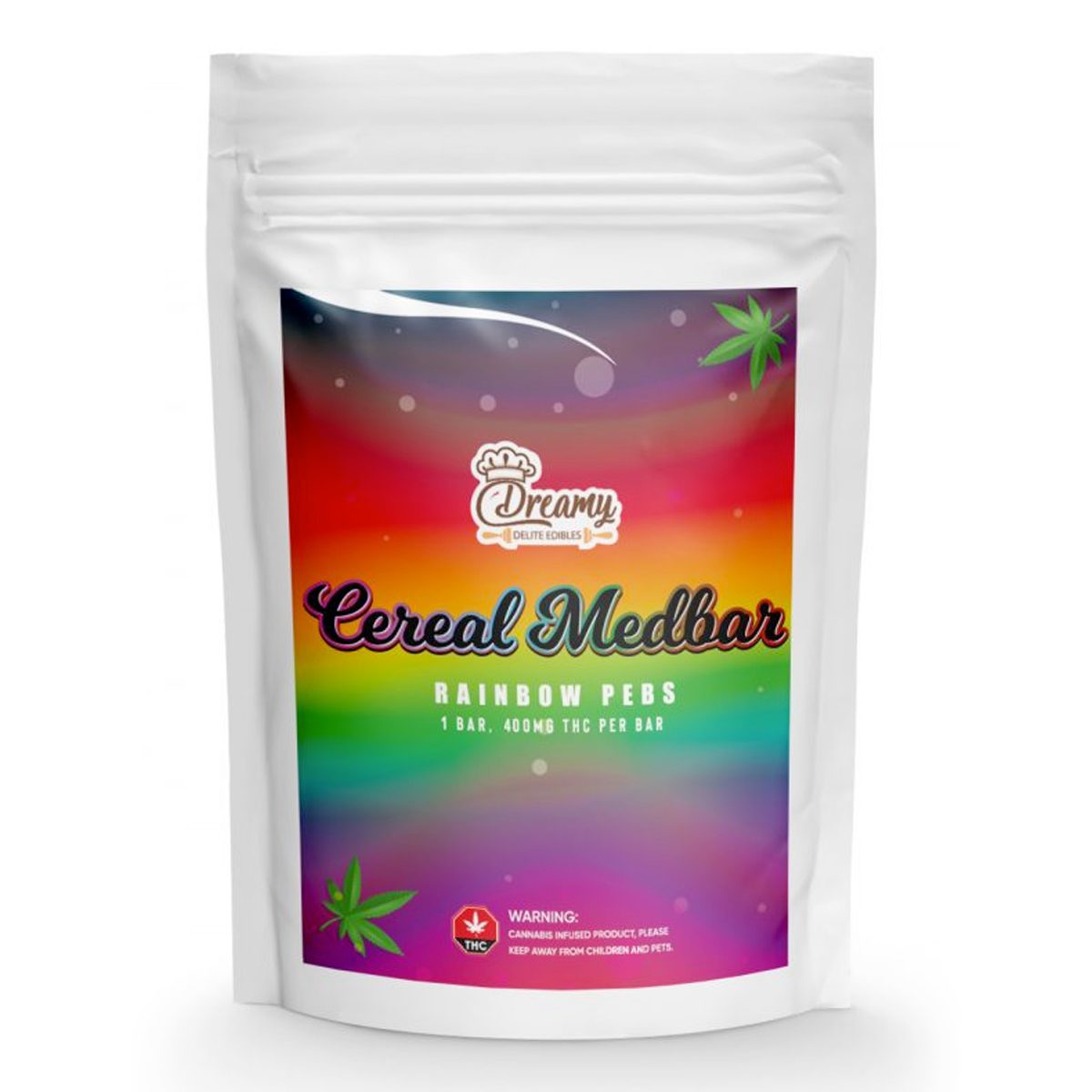 Buy Rainbow Pebs Cereal Medbar 400mg By Dreamy Delite