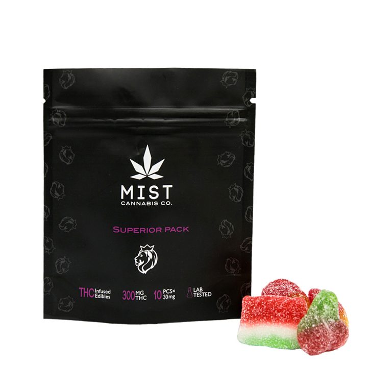 Buy Superior Pack 300mg Thc Gummy By Mist Cannabis Co Tga 5612