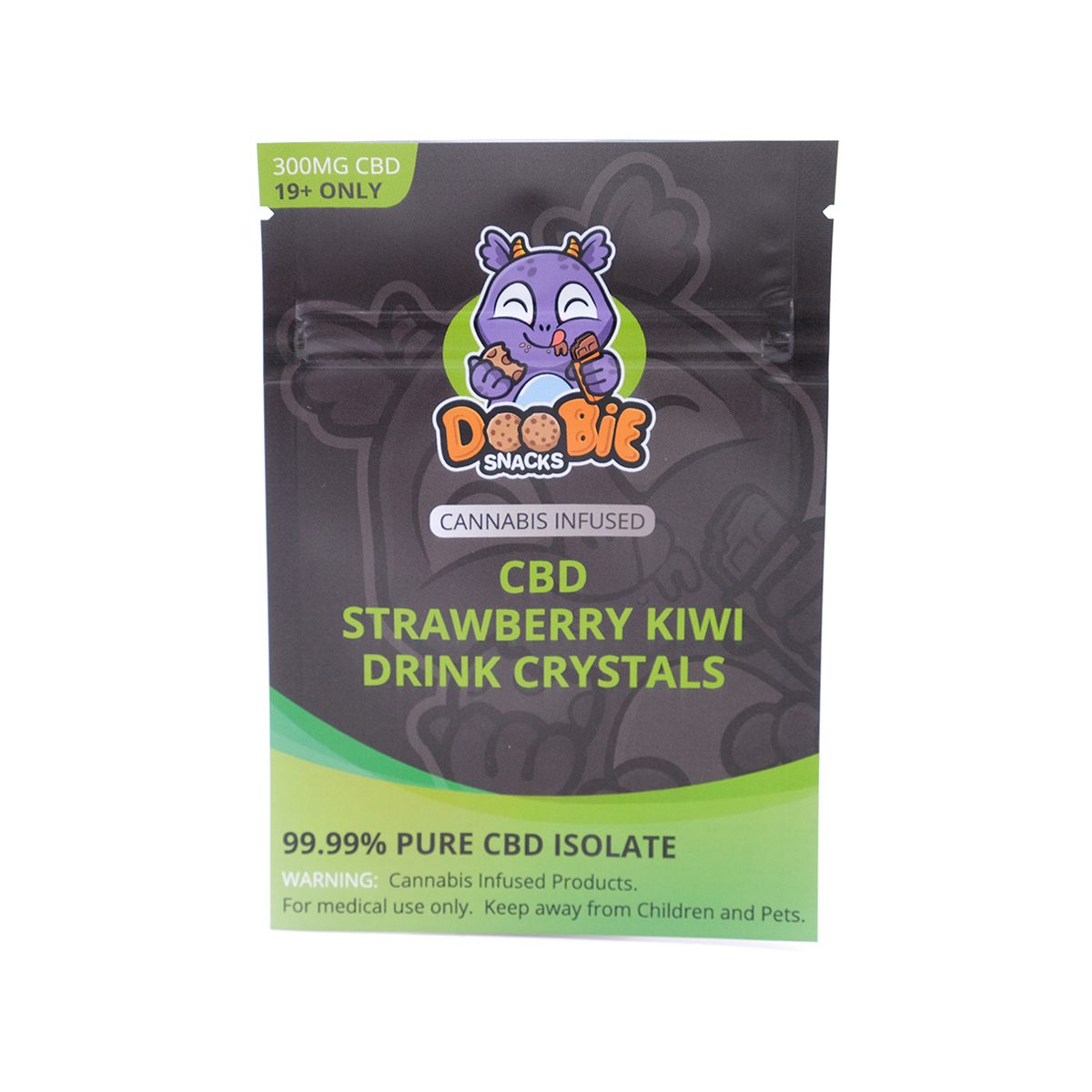 Buy Strawberry Kiwi Crystal Mix 300mg CBD By Doobie Snacks