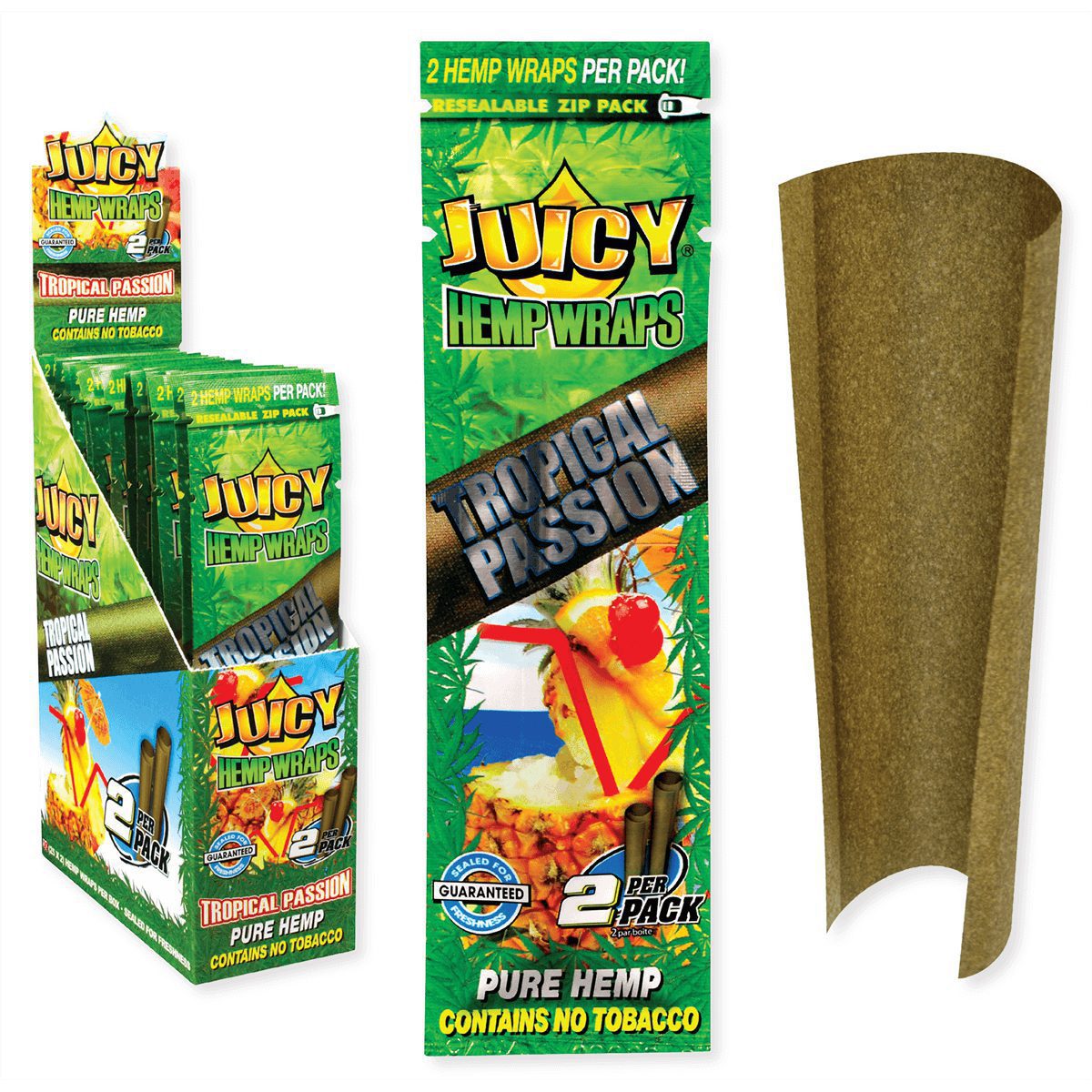 Buy JUICY JAY'S Hemp Wraps Tropical Passion