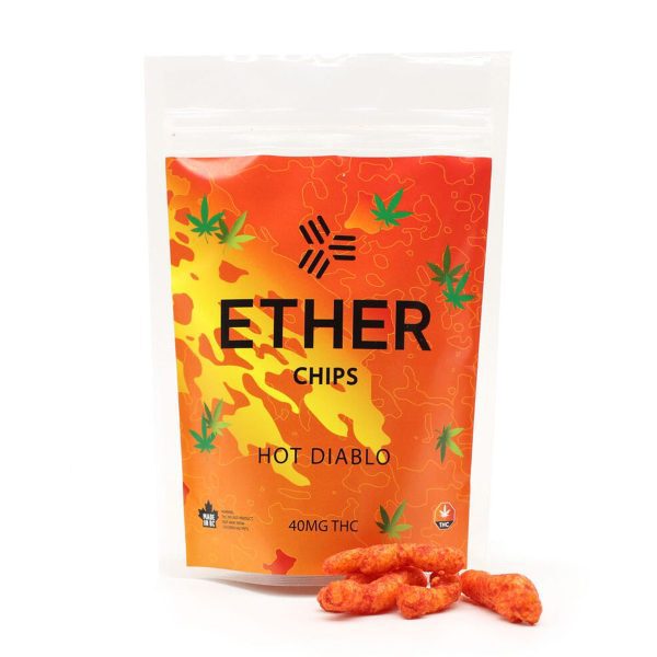 buy Hot Diablo Chips 40MG By Ether Edibles