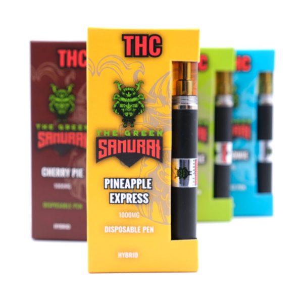 Pineapple Express 1000MG THC Disposable Pen By The Green Samurai