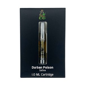 Durban Poison Sativa 1ml Cartridge By CG Extract