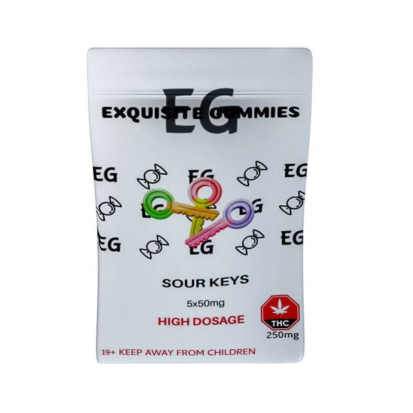 Sour Keys 250mg THC By Exquisite Gummies