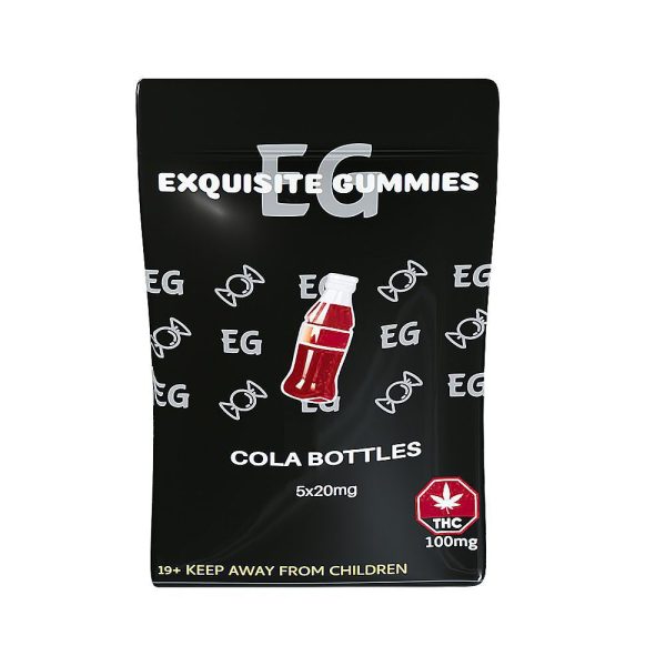 Cola Bottle 100mg THC By Exquisite Gummies