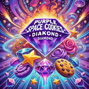 Purple Space Cookies Diamond