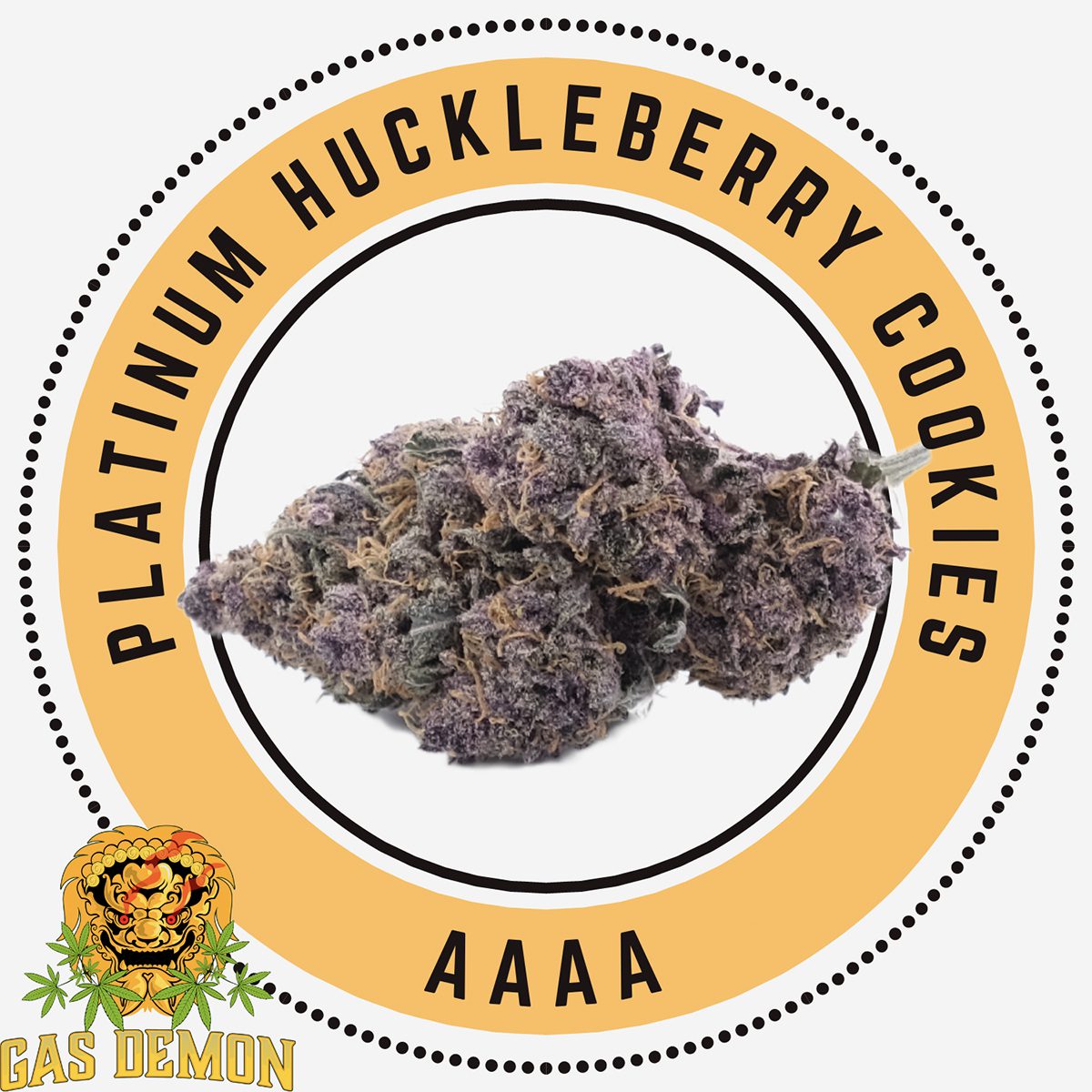 Platinum Huckleberry Cookies – Indica Dominant Hybrid – Gas Demon