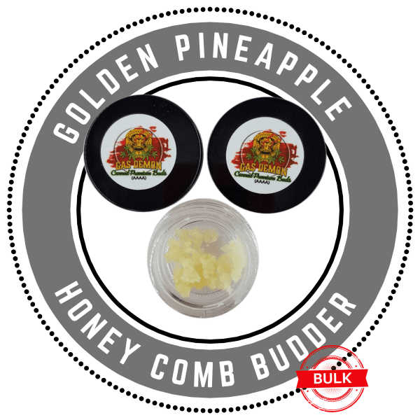 Golden Pineapple Honey Comb Budder By Gas Demon Bulk