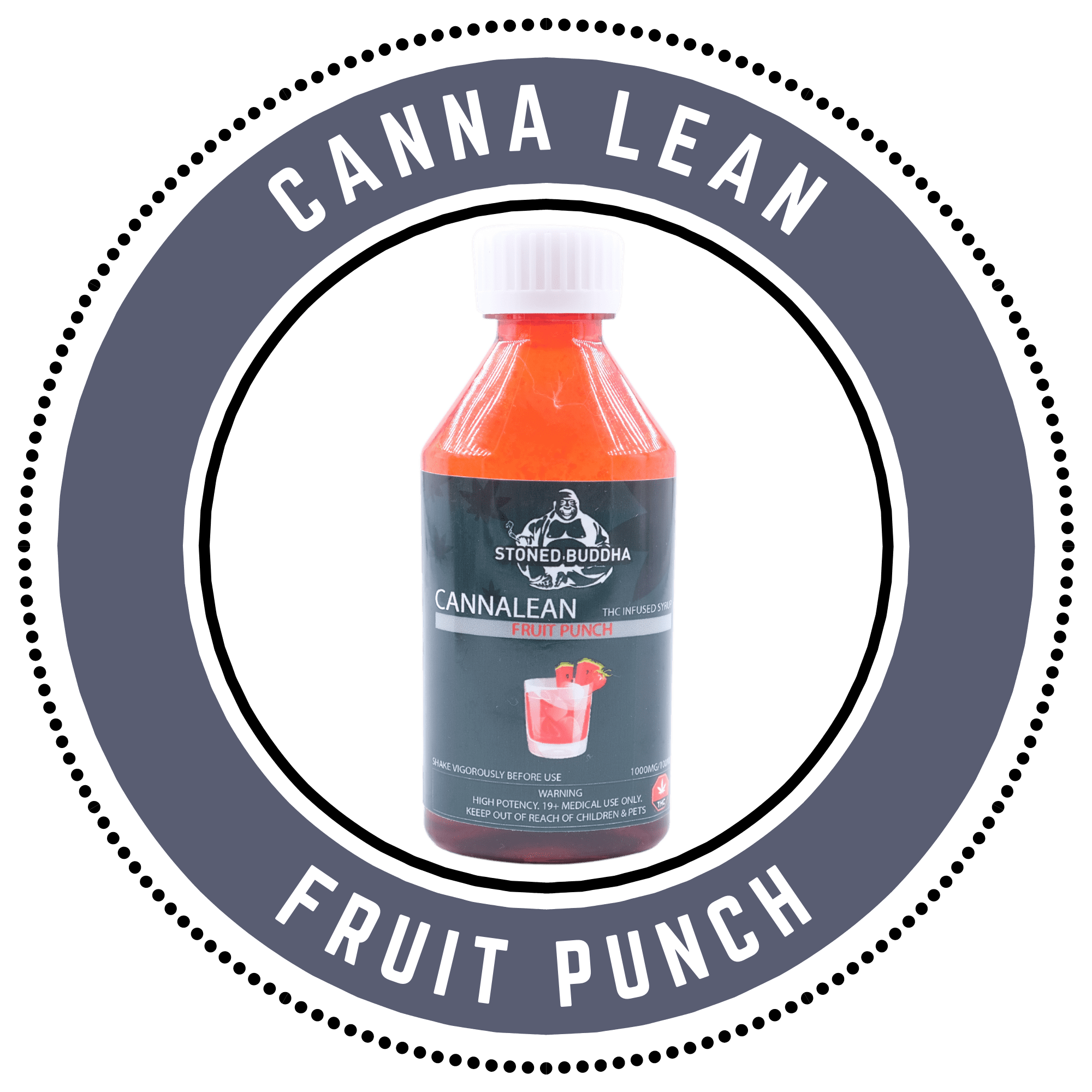 Stoned Buddha – THC Fruit Punch Cannalean – 1000MG