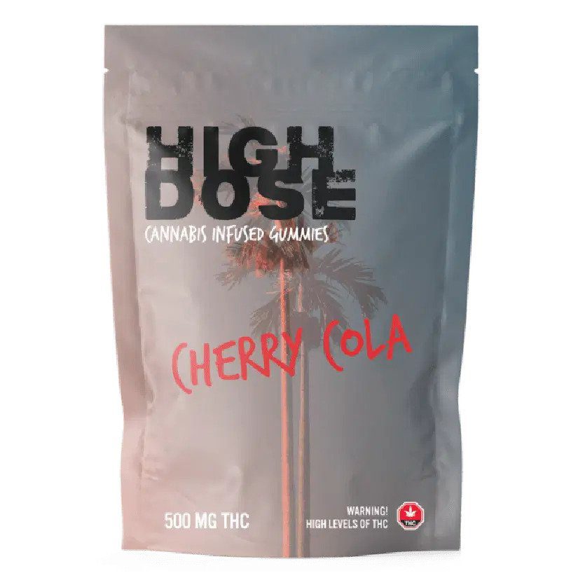 Cherry Cola 500mg THC Gummy by High Dose 1