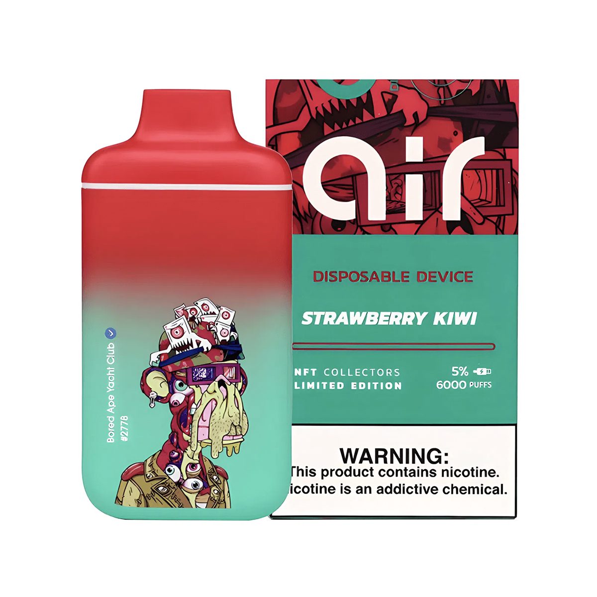 NFT Collection – VIBEZ AIR Strawberry Kiwi (5% Nic)