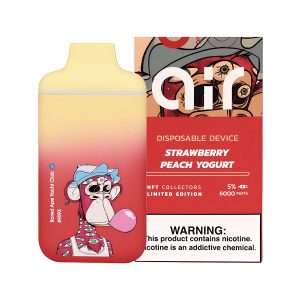 NFT Collection – VIBEZ AIR Strawberry Peach Yogurt (5% Nic)