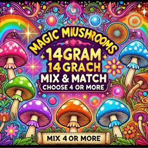 Magic Mushrooms 14gram Mix & Match ( Choose 4 Or More)