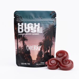 Cherry 1000MG THC Gummy By High Dose