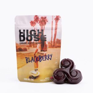 Blackberry 1000MG THC Gummy By High Dose