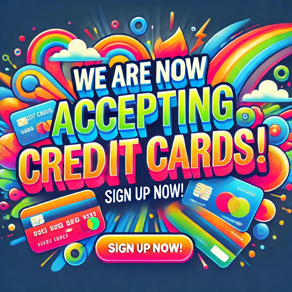 Accepting Credit Cards Banner
