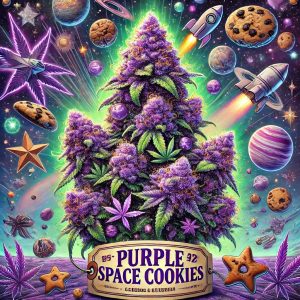 Purple Space Cookies WEed