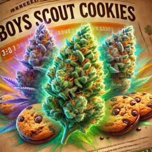 boys scout cookies realistic artwork