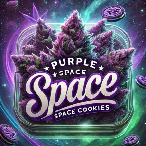 purple space cookies realistic artwork