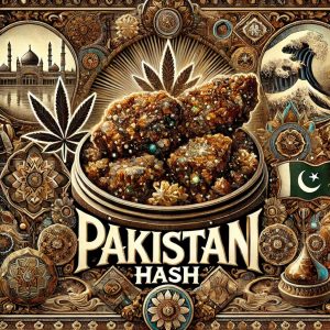 An artistic depiction of 'Pakistani Hash'