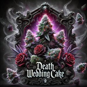 Death Wedding Cake Cannabis Artwork