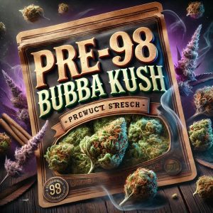 Pre 98 Bubba Kush Cannabis Artwork