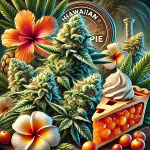 hawaiian pie realistic artwork