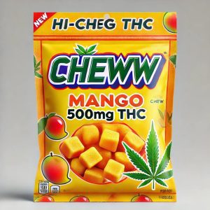 Chewww Mango 500mg THC Product Image