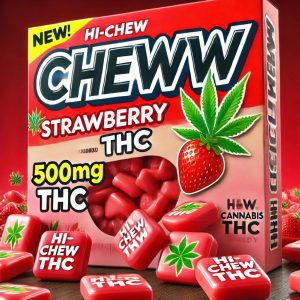 Chewww Strawberry 500mg THC Product Image