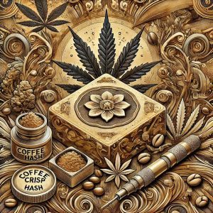 Coffee Crisp Hash Cannabis Strain Artwork