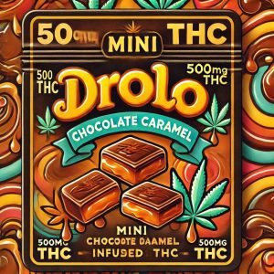 Drolo Mini Chocolate Caramel 500mg THC (1)