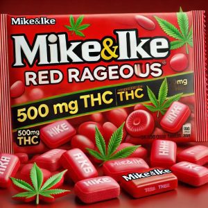 Mike Ike Red Rageous 500mg THC Product Image